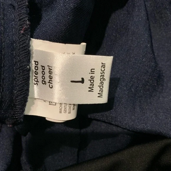 WonderWink Navy Blue Scrub Top and Maternity scrub pants set - Picture 4 of 6